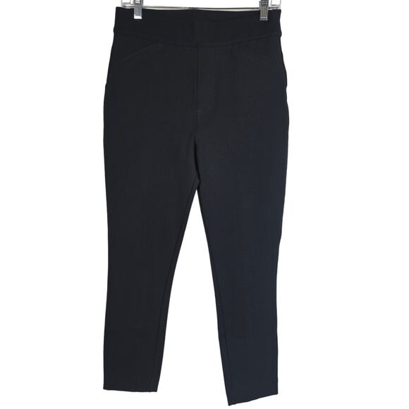Spanx The Perfect Pant Slim Straight Closet Staple Black Faux Pocket Pants M - Picture 2 of 5